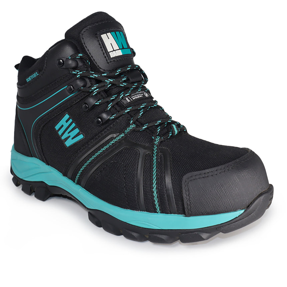 Zapatilla De Seguridad HW Bering Low Aqua Mujer