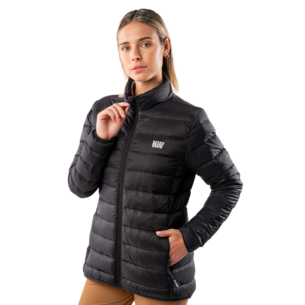 Parka Pluma HW Pullay Pro Negra Mujer