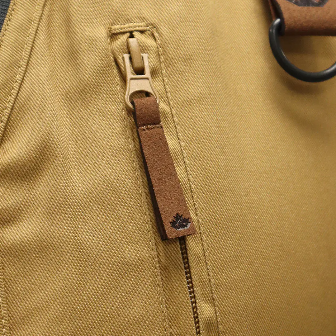 Chaleco Geologo Gabardina Quebec Camel