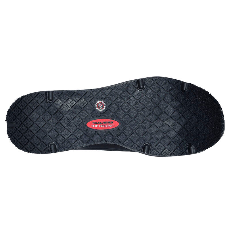 Zapatilla de Trabajo Skechers UNO Work Slip Negro Mujer