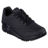 Zapatilla de Trabajo Skechers UNO Work Slip Negro Mujer