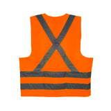 Chaleco Reflectante de  Alta Visibilidad Naranjo Raptor Safety