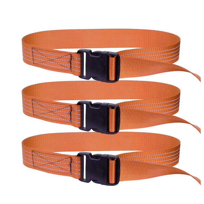 KIT de 3 Cinturónes de Seguridad Para Camilla Espinal