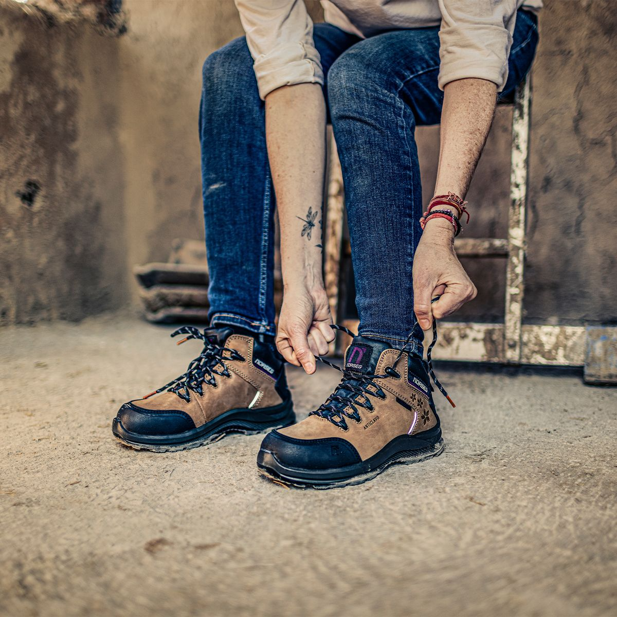 Botín de Seguridad Norseg Erika NS 591 Mujer