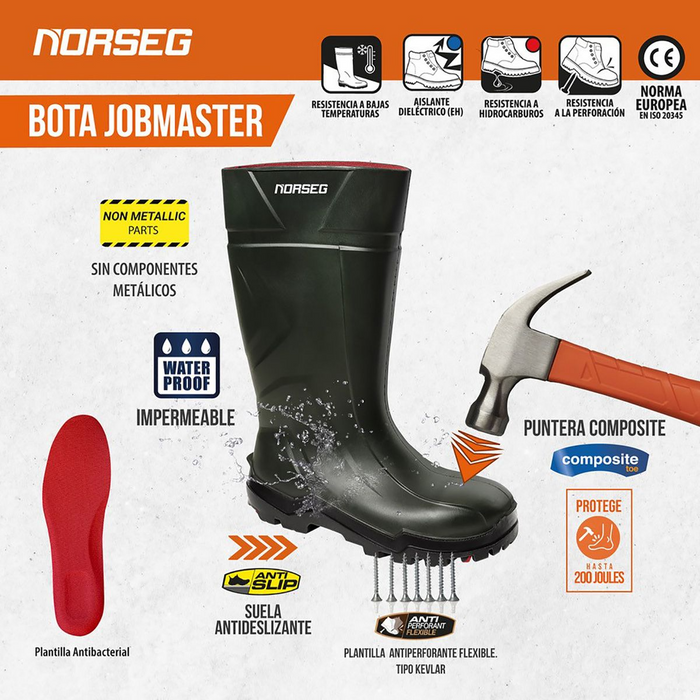 Bota de Seguridad Norseg Jobmaster Efes Plus