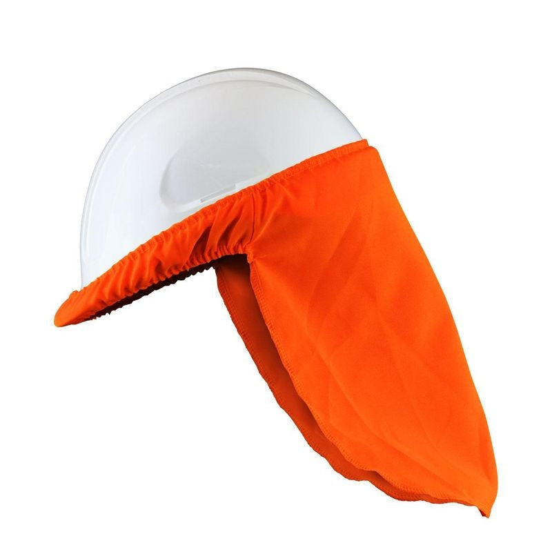 Cubre Nuca Para Casco Poplin Naranjo Fps50