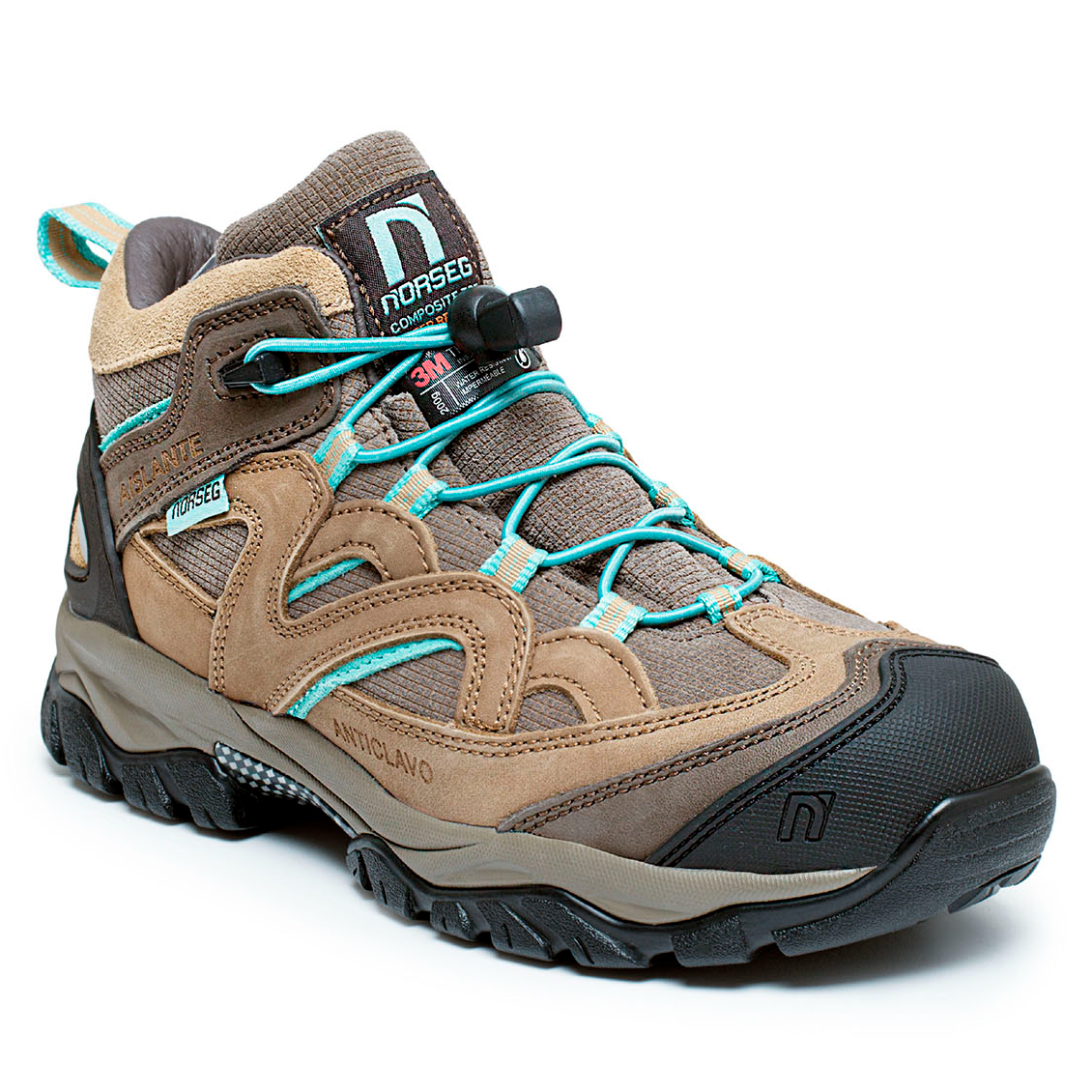 Botín de Seguridad Norseg New Katrina Turquesa Mujer