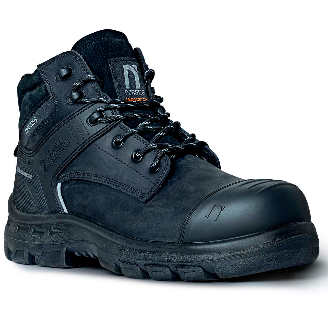 Botín de Seguridad Norseg 585 Black CT Hombre