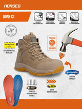 Botín de Seguridad Norseg Dune CT