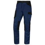 Pantalón Cargo Gabardina Deltaplus Mach 2 Azul/Negro