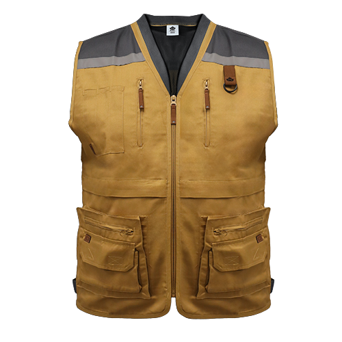 Chaleco Geologo Gabardina Quebec Camel
