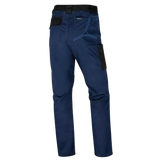Pantalón Cargo Gabardina Deltaplus Mach 2 Azul/Negro