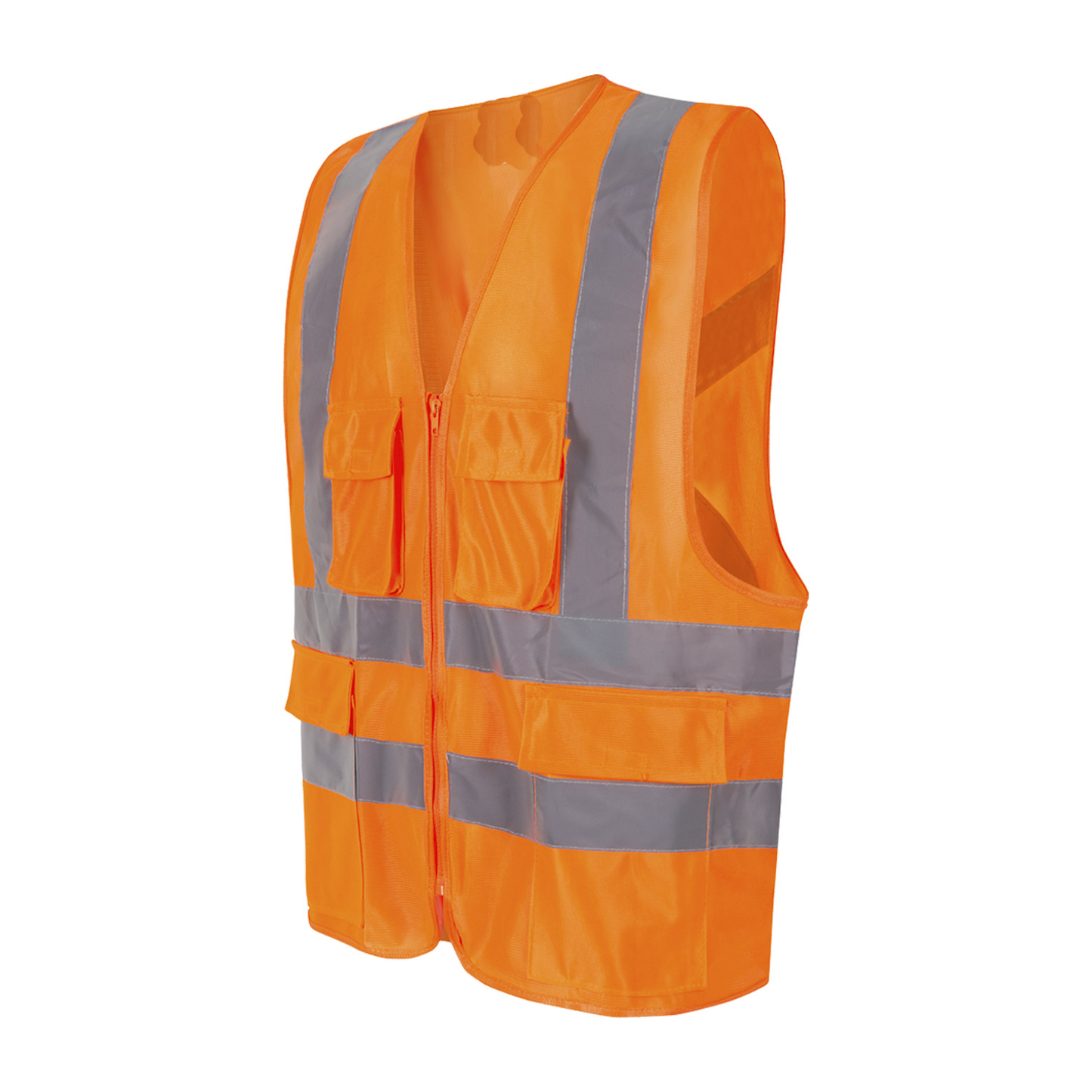Chaleco Reflectante Supervisor, 4 Bolsillos