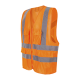 Chaleco Reflectante Supervisor, 4 Bolsillos