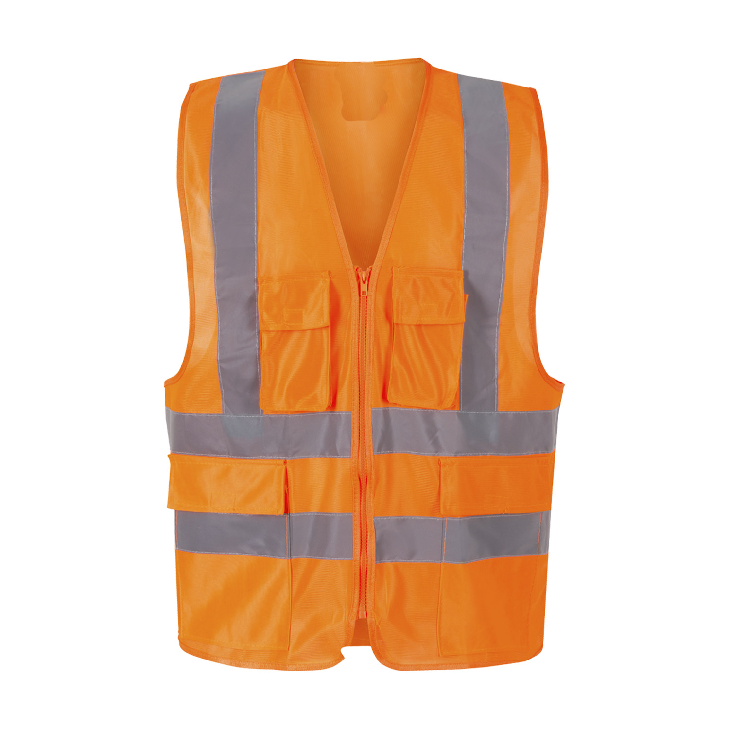 Chaleco Reflectante Supervisor, 4 Bolsillos