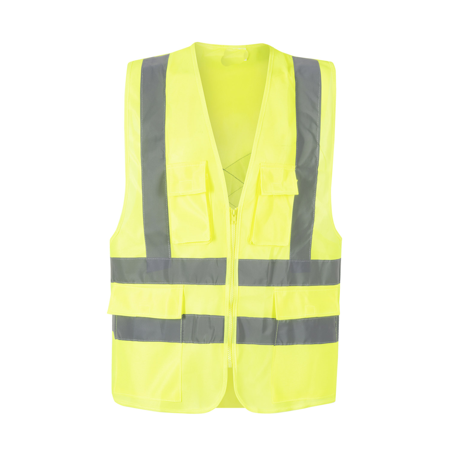 Chaleco Reflectante Supervisor, 4 Bolsillos