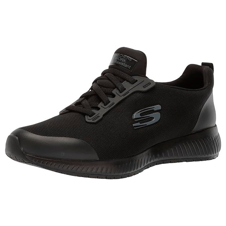 Zapatilla de Trabajo Skechers Squad SR Negra Mujer