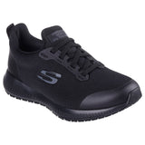 Zapatilla de Trabajo Skechers Squad SR Negra Mujer