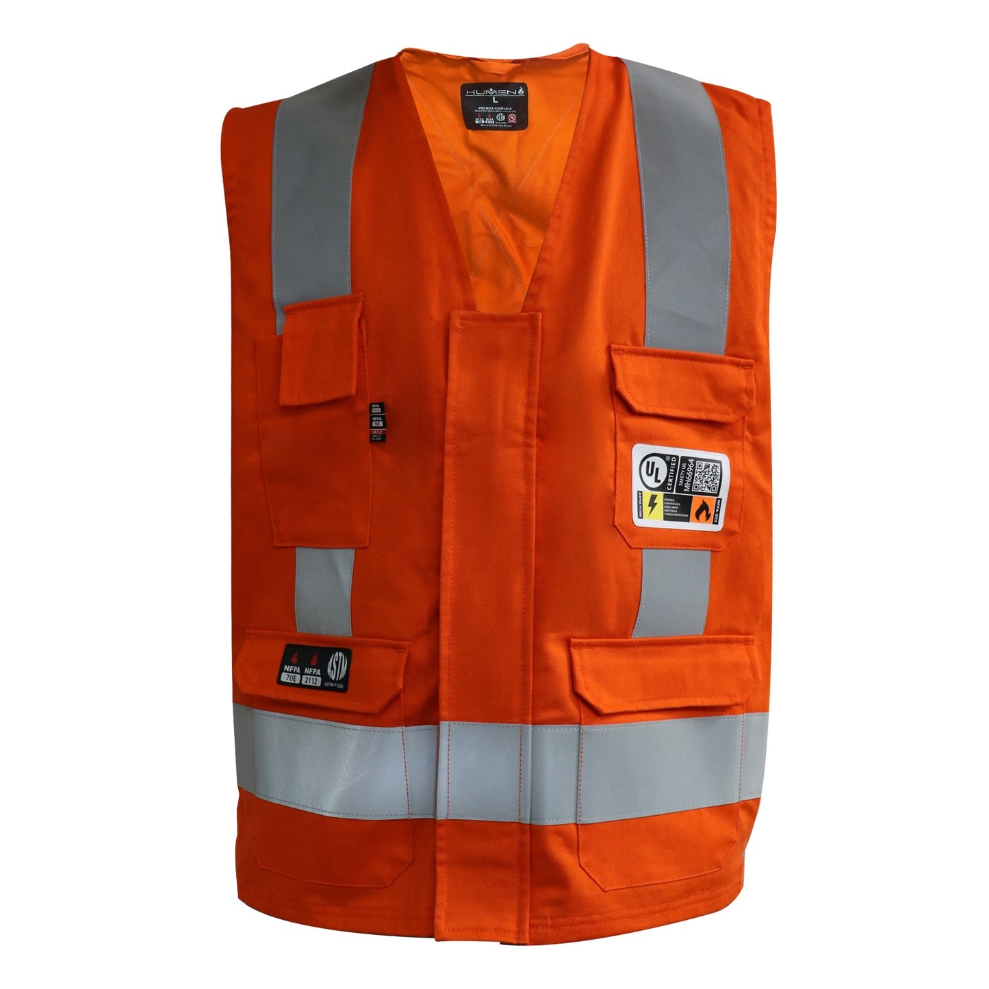 Chaleco Geólogo Ignifugo FR-200 12cal/cm2 (CLASE 2)