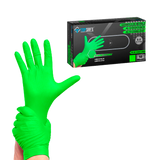 Guante Texturizado  Nitrilo Verde (Caja 50 Unidades)