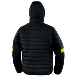 Parka Light Deltaplus Bloom Negro Amarillo Fluor