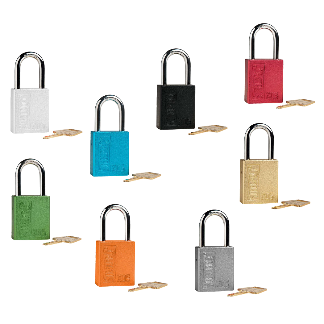Candados de Acero X-05 Dif. Colores