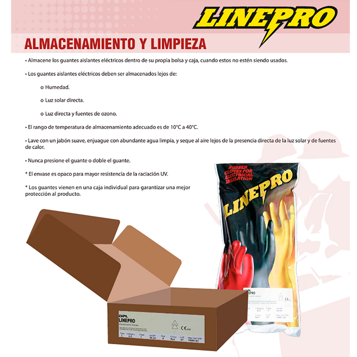 Guante Dieléctrico DPL-Linepro Clase 2 (17000V)