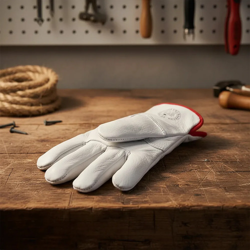 Guante Cabritilla Natural Sin Forro Eurogloves (Pack de 10 Pares)