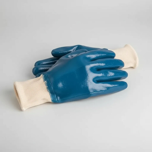 Guante De Nitrilo Puño Tejido Eurogloves