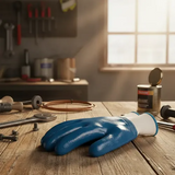 Guante De Nitrilo Puño Tejido Eurogloves