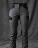 Pantalón Cargo Gabardina Deltaplus Mujer Mach 2 Gris/Negro
