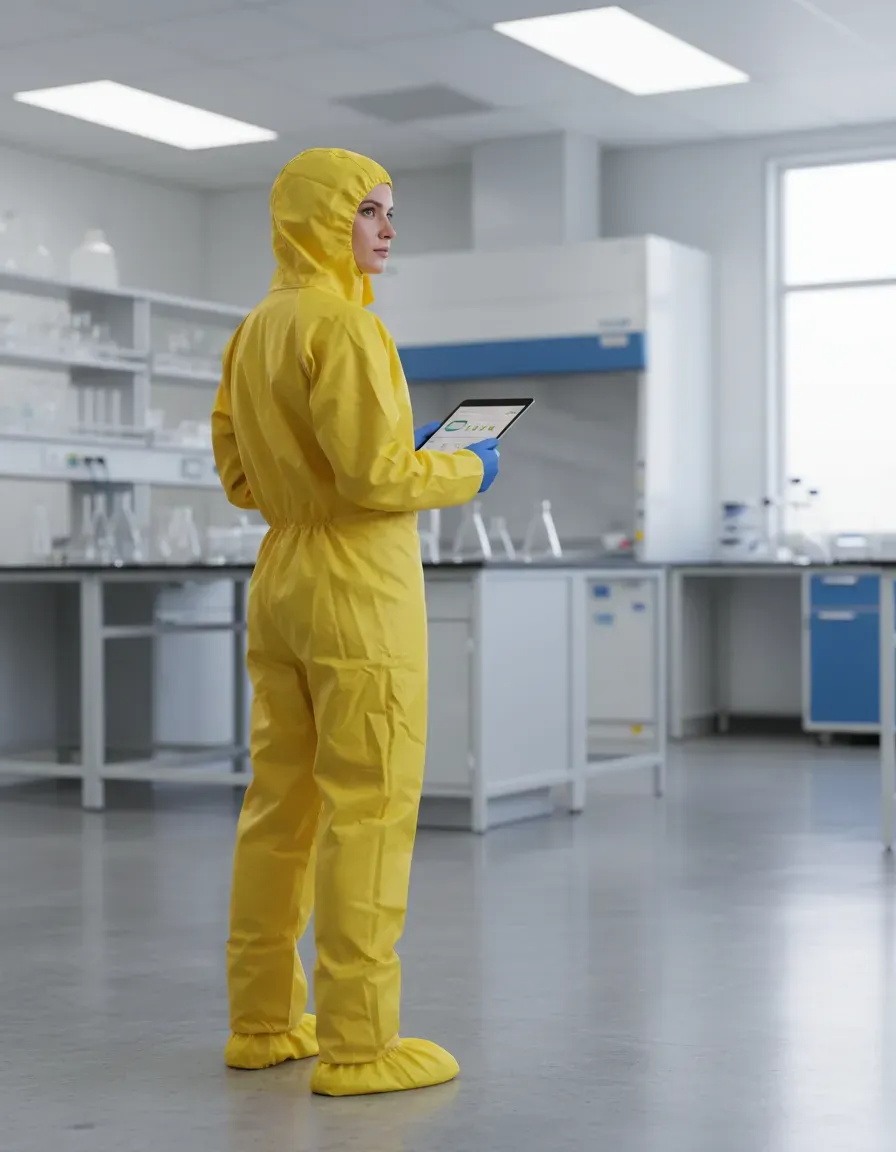 Overol De Protección Quimica Deltachem Dt300