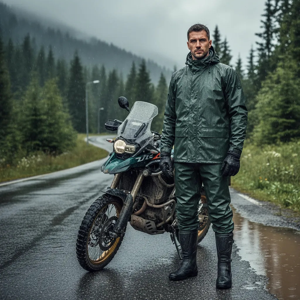 Traje Para La Lluvia Storm Poliuretano Antiácido Verde