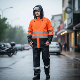 Traje Para La Lluvia PU Antiácido Hi-Vis Storm Naranjo Fluor
