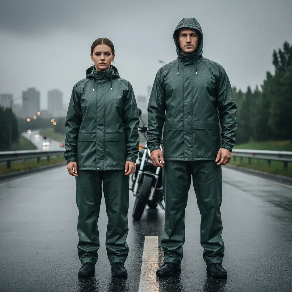 Traje Para La Lluvia Storm Poliuretano Antiácido Verde