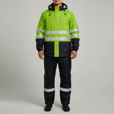 Traje Para La Lluvia PU Antiácido Hi-Vis Storm Amarillo Fluor