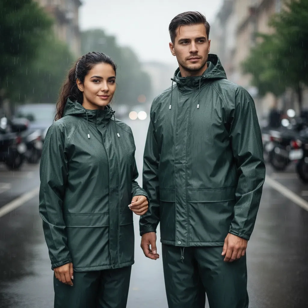 Traje Para La Lluvia Storm Poliuretano Antiácido Verde