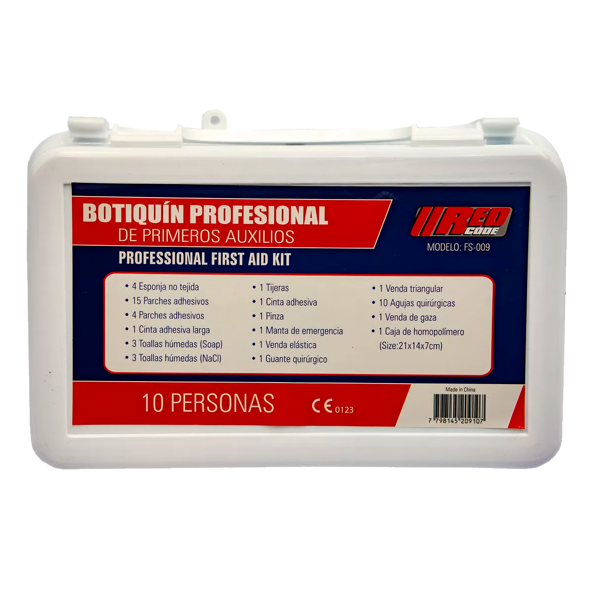 Botiquín Primeros Auxilios 10 Personas