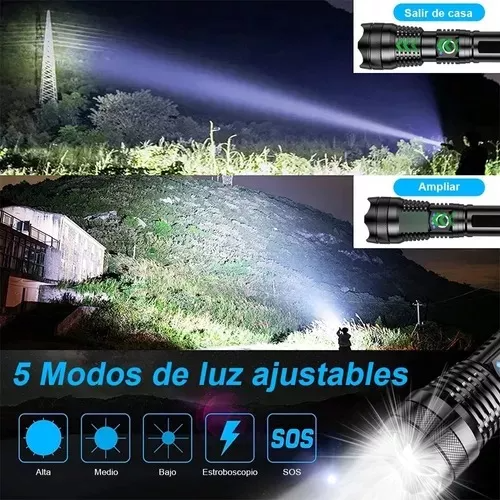 Linterna Tactica Led Recargable  Raptor