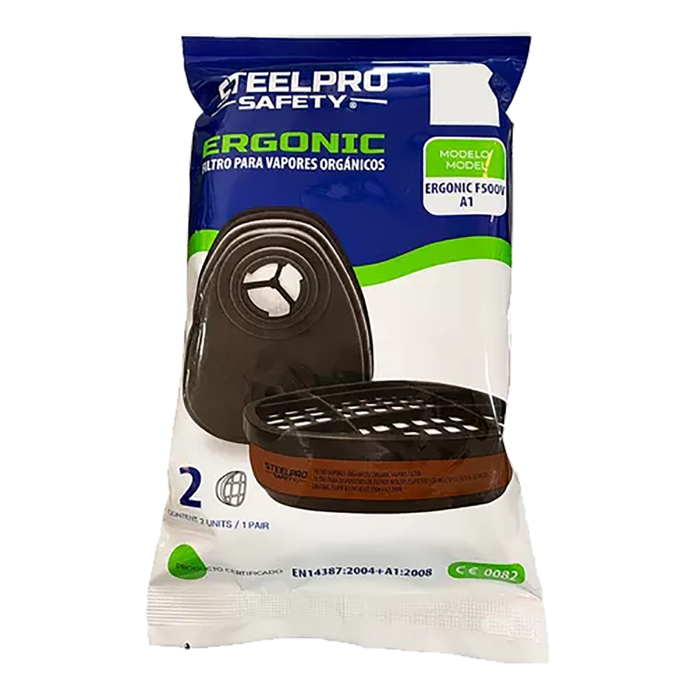 Filtro Steelpro Ergonic F500VA1 Vapores Orgánicos