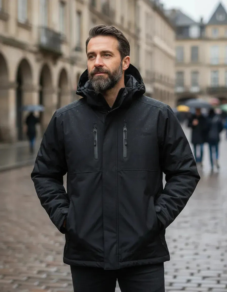 Parka Reno 3 en 1 Negra Hombre