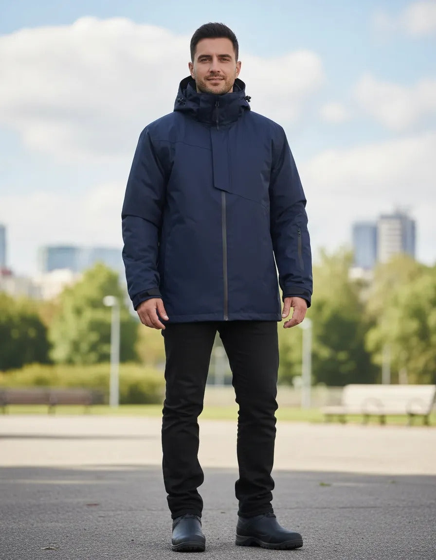 Parka 3 en 1 Vizwell Alce Hombre Azul