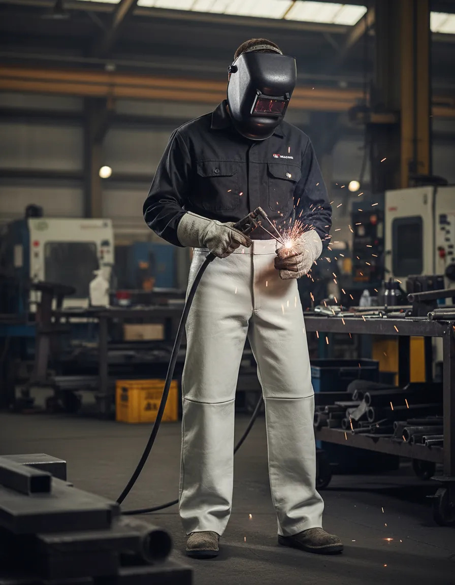 Pantalón Soldador De Cuero