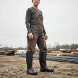 Bota Negra con Pta y Planta de Acero Storm