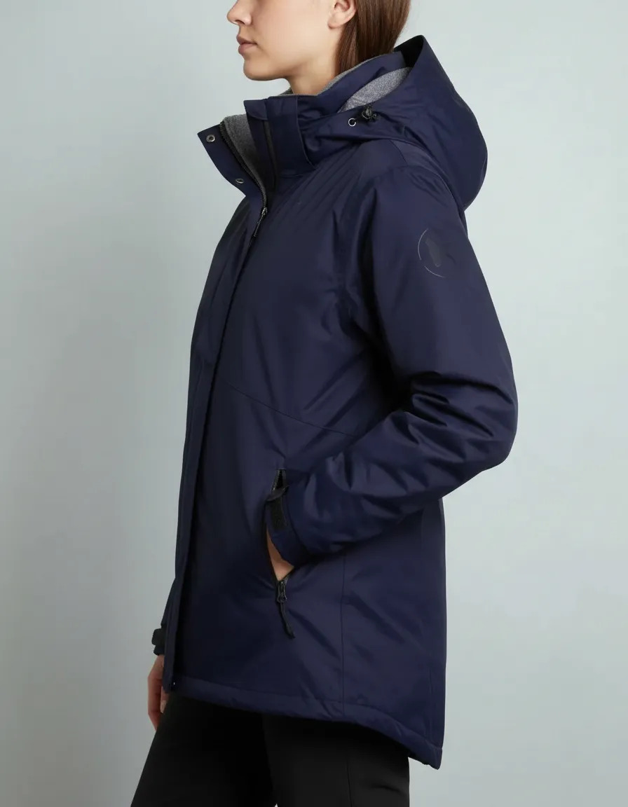 Parka 3 en 1 Vizwell Alce Mujer Azul