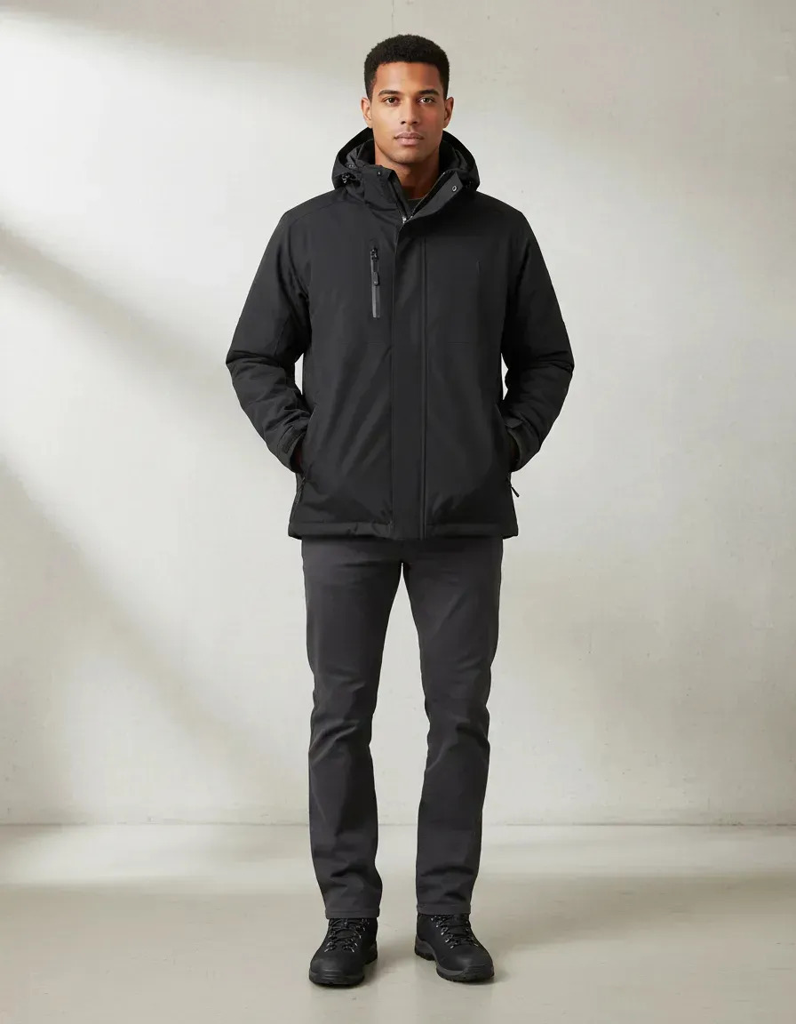 Parka Reno 3 en 1 Negra Hombre