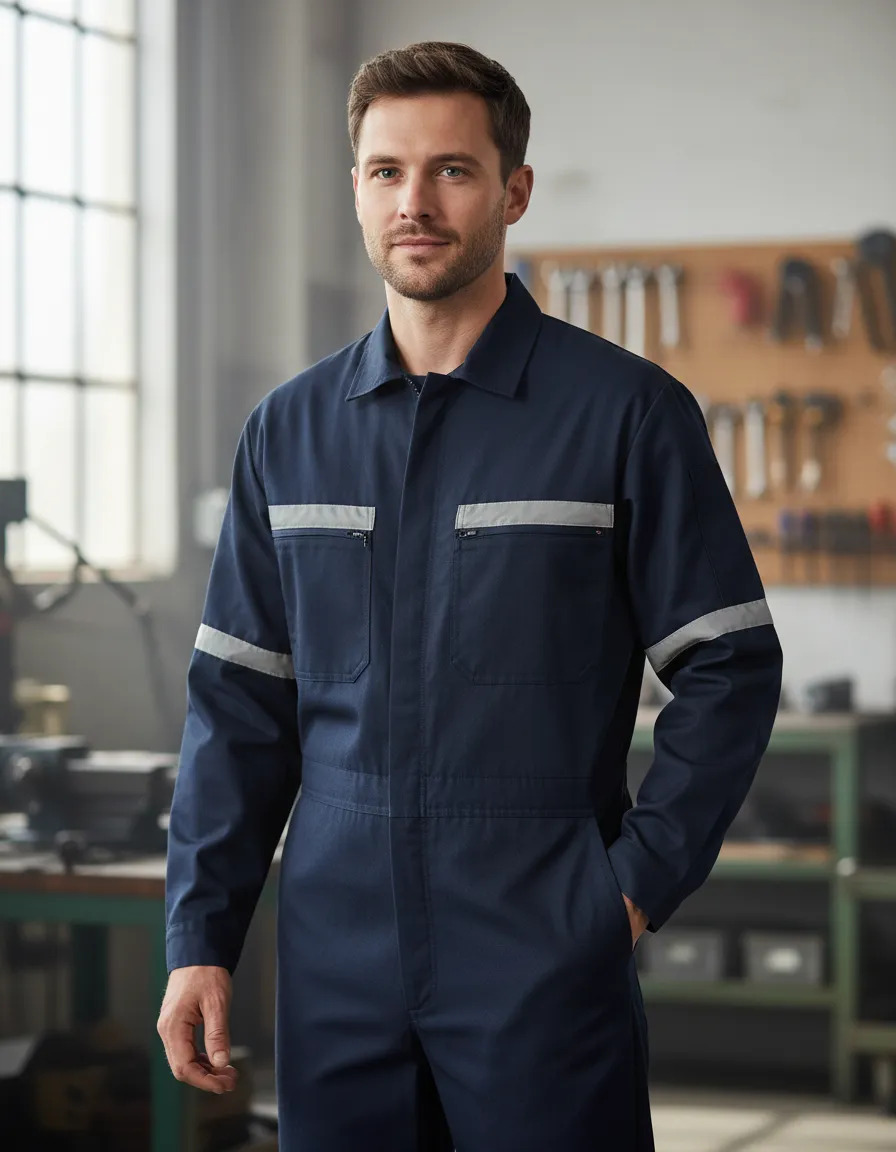 Overol Poplin C/Reflectante