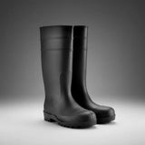 Bota Negra con Pta y Planta de Acero Storm
