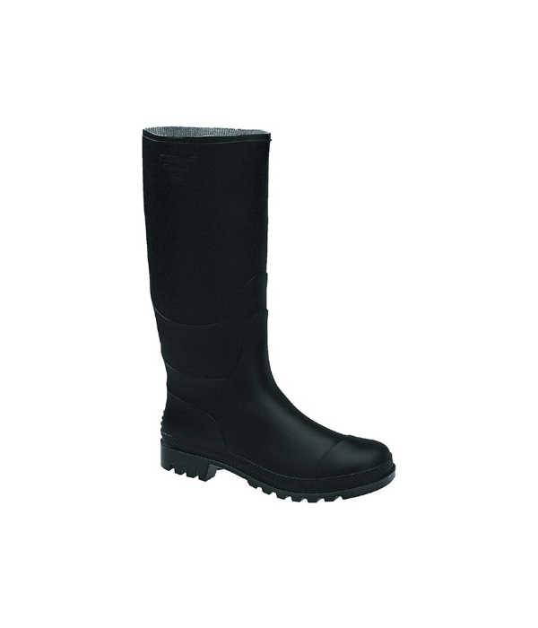 Bota Negra con Pta y Planta de Acero Storm