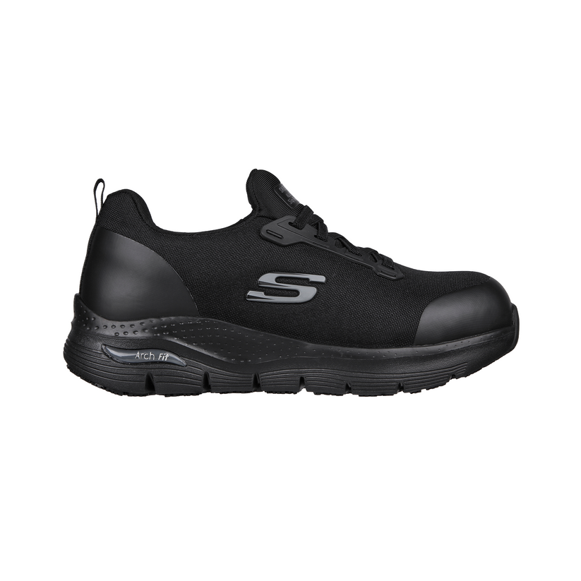 Zapatilla de Seguridad Mujer Skechers Evzan Negra